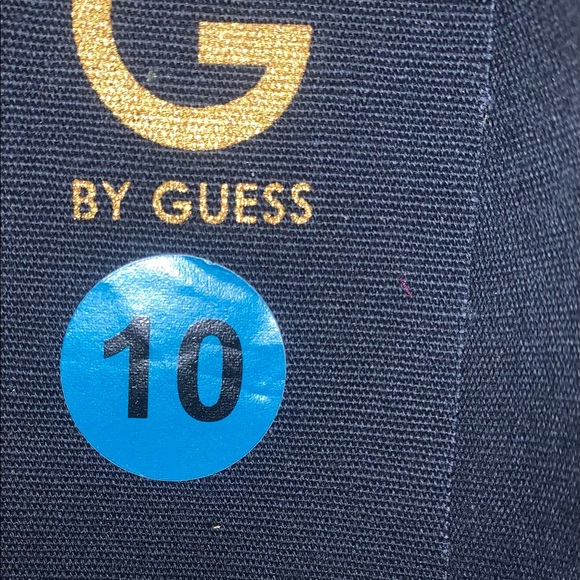 By GUESS Denim & brown shoes size 10 - Picture 7 of 7